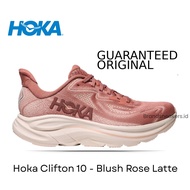 H0ka Clifton 10 Blush Rose Latte Running Shoes GOYX