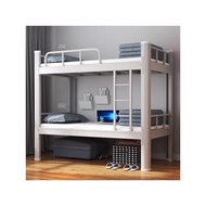 [Queen Size] Durable Bunk Bed Double Decker Upper Lower Metal Bed For Children Family Katil Logam Bertingkat 铁艺上下床