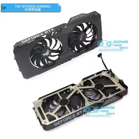New Frame Shell Fans for ASUS TUF RTX3050 GAMING Graphics Video Card