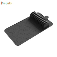 [Predolo] Silicone Drawer Organizer Multifunctional Knives Storage Tray Kitchen Organizer Rack for C