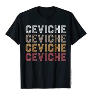 Ceviche Foodie Cute Gift T-Shirt Cotton Men T Shirts Moto Biker s Prevailing Printed On Tops Tee