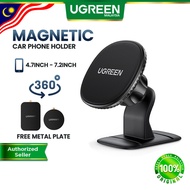 UGREEN Strong Magnetic Car Phone Holder 3M Adhesive 4.7 7.2'' Mounts Dock 360 Rotation Stand Mount D