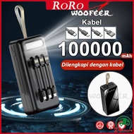 【Ready Stock 24H】COD Powerbank Solar Power 80000MAh Powerbank Original Fast Charging