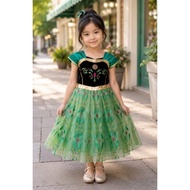 Kids Frozen Anna Costume Dress
