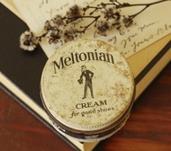 古董澳洲製紳士老鞋油玻璃罐 W643