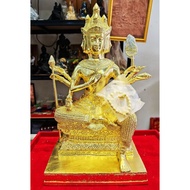 Phra Phrom Bucha 四面佛金身（金箔版）

✨ Wat Bang Phra｜龍婆三安親自督造

✨ 佛曆 BE2563｜大型供奉型佛像

