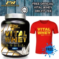 Whey Protein Halal - Vital Whey (Vanilla) 2kg/4.41lbs 100% Whey Isolate With 24g Protein 67 Servings