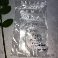 [10个 10pcs] 按压拉链塑料袋 Zipper Plastic Bag | Clear [手工包装用品 Craft Packaging Supplies] [6 x 9 - 12 x 18]