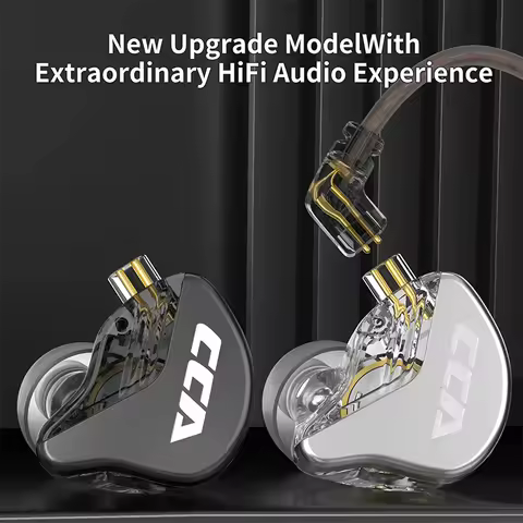 CCA-CRA monitor headphones hifi audio quality anchor special hanging ear wired in-ear live ear retur