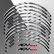 Motorcycle Decals Wheel Hub Sticker For HONDA ADV 160 ADV160