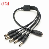 Security Monitoring 12Vdc Power Cord One for 2/3/4/5/8/16 Extension Cord Adapter Cord Power Supply 5
