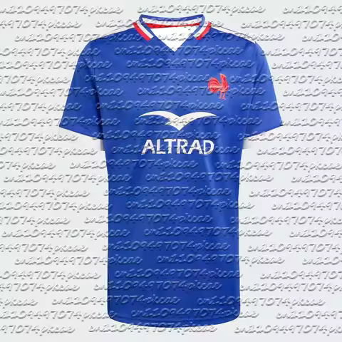 2026 New France National Rugby Team Home Jersey Kids/Adults Training and Daily Wear Family Matching 