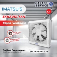 EXHAUST FAN WALL FAN/Imatsu Exhaust Fan EFIO 12 Inch Exhaust Shutter In-Out Blower Building Fan/ Exh
