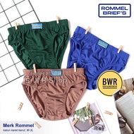 [ 6pc ] CD ROMMEL Rubber Wrinkled / Romel Men's Underwear Quality Plain Color | Bwr Bwr