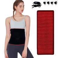 Red Light Therapy Pad Upgraded 3-in-1 chip 660&850 nm Large Wrap Pad for Body Back Waist Knee Joint 