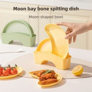 [Household Bone Dish] Snacks Fruit Small Plate Dining Table Garbage Storage Plastic Dish