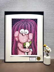 death nyc版画《kaws&草间弥生》