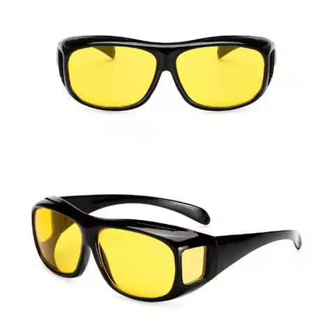 Anti-Glare Night Vision Driver Goggles Fashion Sunglasses Cycling Goggles Night Driving Enhanced Lig