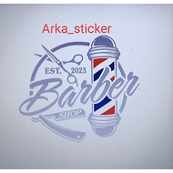 BARBER SHOP STICKER SIZE 60*67CM