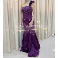 Elegant Mermaid style Evening Gown Wedding Gown Dinner dress