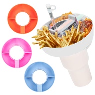 Snack Bowl for Stanley 40 oz Tumbler with Handle, Plastic Snack Tray for Stanley Adventure Travel Tu