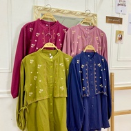 FELORA BLOUSES MUSLIMAH CASUAL  BY ZEERA COLLECTION