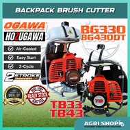 Agrishop Backpack Brush Cutter BG330 BG430DT TB33 TB43 OGAWA / HOZUGAWA 2-Stroke Petrol Grass Cutter
