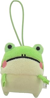 Morisaka Global PETA-0015 Petamon Mascot, Frog Light Green, 2.2 x 1.0 x 2.6 inches (5.5 x 2.5 x 6.5 