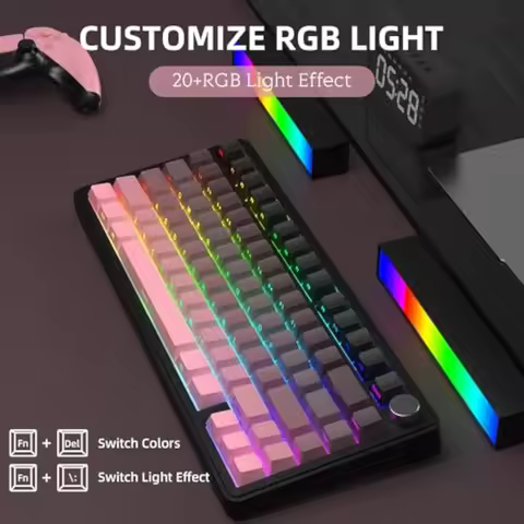 ATTACK SHARK X85 75% Wireless Mechanical Keyboard - Gasket Mount, Hot-Swap Linear Switches, PBT Side