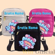 BT21 Koya Sling Bag, Latest Korean BTS Children's School Sling Bag, Trendy BT21 Sling Bag