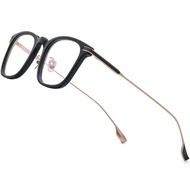 FONEX Acetate Titanium Glasses Frame Men,2021 New Vintage Retro Square Eyeglasses Women F85671
