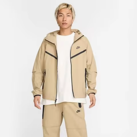 Nike Full-Zip Woven Windbreaker Tech Series Design Casual Sports Men's Jacket New Model Chest Panel