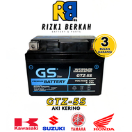 AKI KERING GTZ5S MF MAINTENANCE FREE HARGA GROSIR BUAT REVO ABS BEAT SKYWAVE SCOOPY BYSON VARIO CBS 