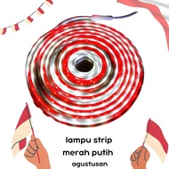 MERAH August Red and White Strip Lights / August Red and White Tumbler Lights 5 & 10 Meters