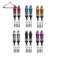 [deevoka] 2x RC Car Shock Absorbers 1/12 1/16 Scale Upgrade Metal Replacement Sturdy 55mm RC Shocks 