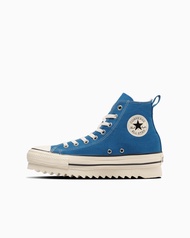 日本限定 Converse ALL STAR SHARKSOLE HI 高筒厚底 鯊魚底 亮藍色/ 23 cm