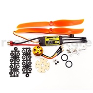 XXD A2212 2212 2450KV KV2450 Brushless Motor+HTIRC 40A ESC+5030 Prop Blade Propeller RC Power System