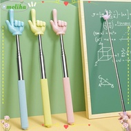 MOLIHA Teaching Pointer, Telescopic Rod Stainless Steel Finger Reading Sticks, Professional Finger D