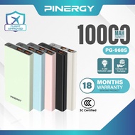 PINERGY 10,000mAh with 4 LED Indicators Battery Display Macaron Colors Power Bank PG-968S/PG-968V