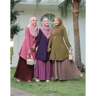 NFH Ironless Blouse Top + Skirt Aileen