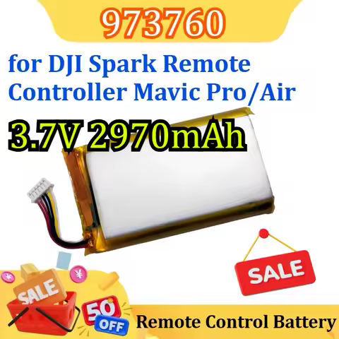 973760 3.7V 2970mAh Battery for DJI Spark Remote Controller Mavic Pro/Air Drones Battery