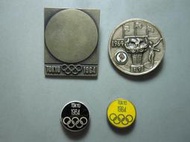 少見美品--1964東京奧運會紀念品4枚316