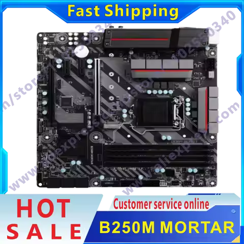 100%test Original B250M MORTAR 64GB HDMI M.2 LGA 1151 DDR4 Micro ATX B250 motherboard