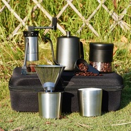 Stainless Steel Hand Brew Coffee Appliances Hand Brew Coffee Machine Outdoor Portable Camping Hand B