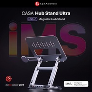 ADAM elements Hub Stand Ultra USB-C Magnetic 6-in-1 Hub Stand with Magnetic Phone Stand