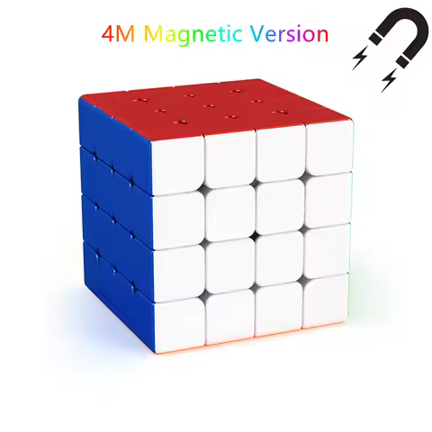 Moyu cube , Magnetic 4x4x4 cube , MOYU Meilong 4M Magnetic 4x4 Speed cube Professional magic cube , 