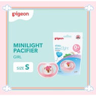 Pigeon Minilight Pacifier Size S/M/L - Girl | Baby Mask