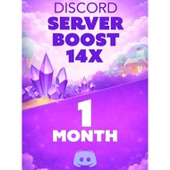 Discord Server Boost x 14 (1 Month) [Fast Service]