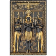 Ancient Egypt Art Posters Egyptian Pharaoh And Maidens Wall Posters Room Decor Xiaolei Art