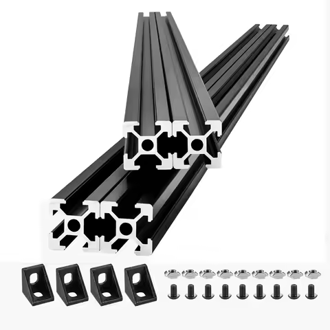 SucceBuy T Slot 2040 Linear Rail 4-5 PCS 1000mm/1200mm/1500mm/2000mm Aluminum Extrusion Profile for 